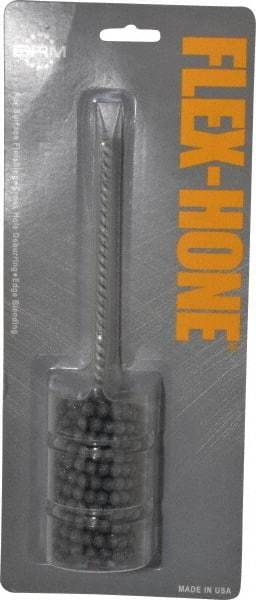 Brush Research Mfg. - 1-1/2" Bore Diam, 180 Grit, Silicon Carbide Flexible Hone - Extra Fine, 8" OAL - Caliber Tooling