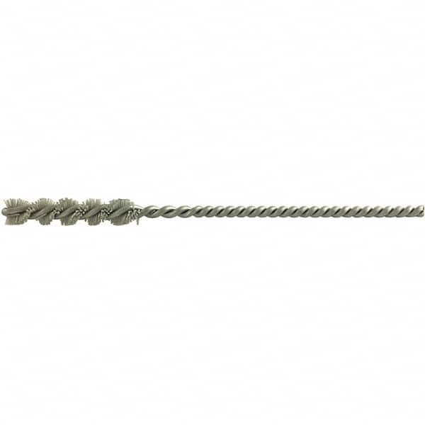 Brush Research Mfg. - 5/16" Bore Diam, 180 Grit, Aluminum Oxide Flexible Hone - Medium, 1-1/2" OAL - Caliber Tooling