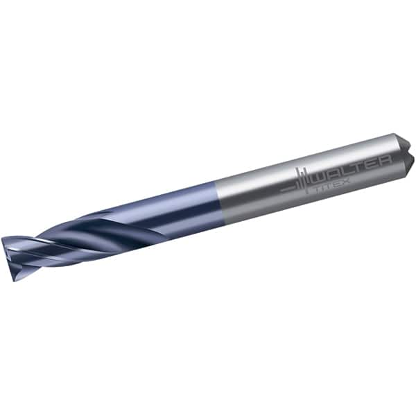 Walter-Titex - 10mm 180° Spiral Flute Solid Carbide Screw Machine Drill Bit - Caliber Tooling