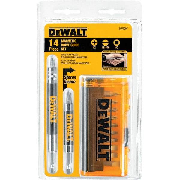 DeWALT - 14 Piece, Screwdriver Bit Set - #2, 1/4" Drive - Caliber Tooling