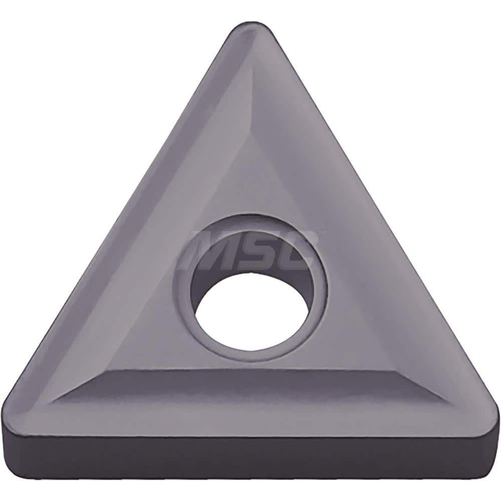 Kyocera TNMG 331 PV7005 Grade PVD Cermet, 0 Degree, Triangle, Negative Rake Angle, Neutral Turning Insert for Continuous and Roughing in (K) Gray Cast Iron