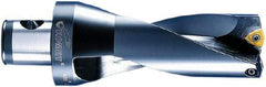 Komet - 4" Max Drill Depth, 2xD, 2" Diam, Indexable Insert Drill - 2 Inserts, ABS 63 Modular Connection Shank - Caliber Tooling