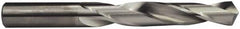 M.A. Ford - Letter W 118° Solid Carbide Jobber Drill - TiN Finish, Right Hand Cut, Spiral Flute, Straight Shank, 4-1/2" OAL, Four Facet Point - Caliber Tooling