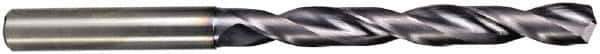 M.A. Ford - 7.7mm, 142° Point, Spiral Flute, Solid Carbide Taper Length Drill Bit - ALtima Finish, 70mm Flute Length, 118mm OAL, Series 2XDCL - Caliber Tooling