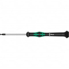 Wera - 3/32" Hex Ball End Driver - 2-3/8" Bade Length, Multi Handle, 262mm OAL - Caliber Tooling