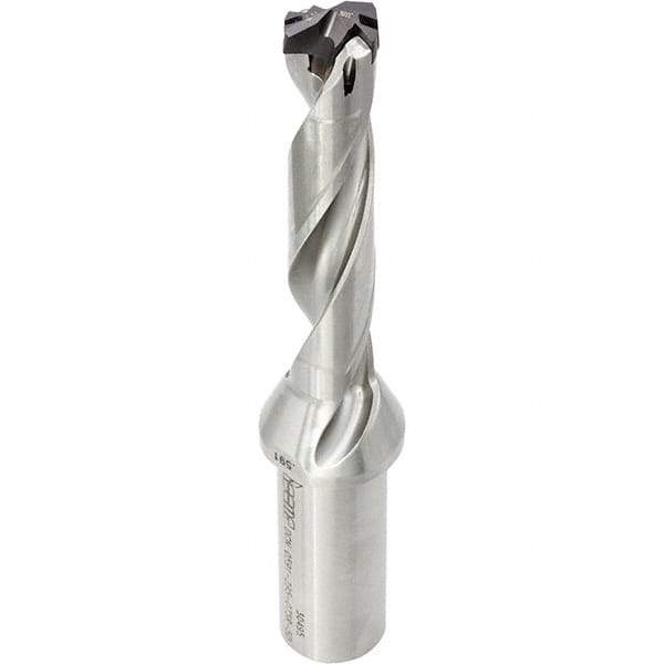 Iscar - 1.26 to 1.295" Diam, 5xD, 6.3" Max Drill Depth, 10.64" OAL, Replaceable Tip Drill - 10.64" OAL, 5xD Drill Depth by Diam Ratio - Caliber Tooling