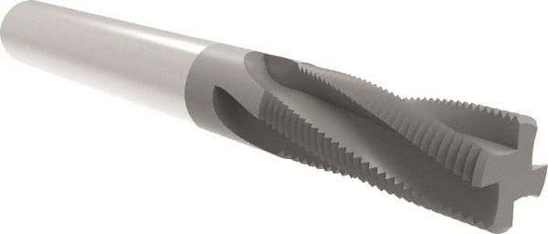 Allied Machine and Engineering - M36x4.00 Metric, 0.7835" Cutting Diam, 5 Flute, Solid Carbide Helical Flute Thread Mill - Internal/External Thread, 40mm LOC, 105mm OAL, 20mm Shank Diam - Caliber Tooling