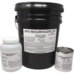 Made in USA - 50 Lb Concrete Repair/Resurfacing - Medium Gray, 25 Sq Ft Coverage, Epoxy Resin - Caliber Tooling