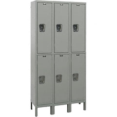 Hallowell - 6 Door, 2 Tier, Premium Wardrobe Lockers - Caliber Tooling