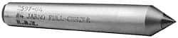 Made in USA - Carbide-Tipped Alloy Steel Standard Point Solid Dead Center - Jarno 11 Taper, 8-1/4" OAL - Caliber Tooling