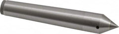 Made in USA - Carbide-Tipped Alloy Steel Standard Point Solid Dead Center - Jarno 4 Taper, 3" OAL - Caliber Tooling