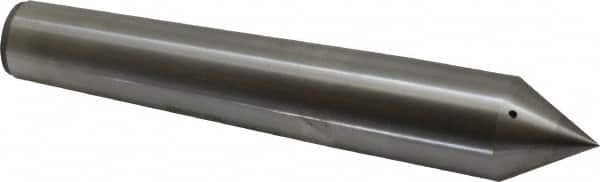 Made in USA - Carbide-Tipped Alloy Steel Standard Point Solid Dead Center - Jarno 9 Taper, 6-3/4" OAL - Caliber Tooling