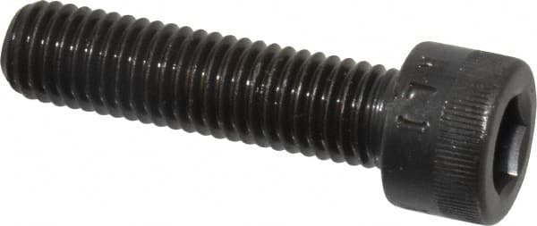 Made in USA - M10x1.50 Metric Coarse Hex Socket Drive, Socket Cap Screw - Grade 12.9 Alloy Steel, Black Oxide Finish, Fully Threaded, 40mm Length Under Head - Caliber Tooling