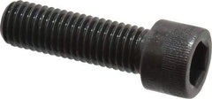 Made in USA - M12x1.75 Metric Coarse Hex Socket Drive, Socket Cap Screw - Grade 12.9 Alloy Steel, Black Oxide Finish, Fully Threaded, 40mm Length Under Head - Caliber Tooling