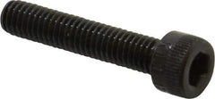 Made in USA - M6x1.00 Metric Coarse Hex Socket Drive, Socket Cap Screw - Grade 12.9 Alloy Steel, Black Oxide Finish, Fully Threaded, 30mm Length Under Head - Caliber Tooling