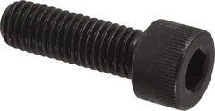 Made in USA - M8x1.25 Metric Coarse Hex Socket Drive, Socket Cap Screw - Grade 12.9 Alloy Steel, Black Oxide Finish, Fully Threaded, 25mm Length Under Head - Caliber Tooling