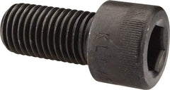 Made in USA - 1-8 UNC Hex Socket Drive, Socket Cap Screw - Alloy Steel, Black Oxide Finish, Fully Threaded, 2" Length Under Head - Caliber Tooling