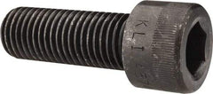 Made in USA - 1-8 UNC Hex Socket Drive, Socket Cap Screw - Alloy Steel, Black Oxide Finish, Fully Threaded, 2-3/4" Length Under Head - Caliber Tooling