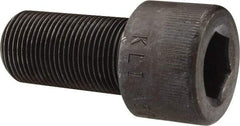 Made in USA - 1-14 UNF Hex Socket Drive, Socket Cap Screw - Alloy Steel, Black Oxide Finish, Fully Threaded, 2" Length Under Head - Caliber Tooling