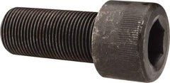 Made in USA - 1-14 UNF Hex Socket Drive, Socket Cap Screw - Alloy Steel, Black Oxide Finish, Fully Threaded, 2-1/4" Length Under Head - Caliber Tooling