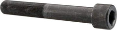 Made in USA - 1-14 UNF Hex Socket Drive, Socket Cap Screw - Alloy Steel, Black Oxide Finish, Partially Threaded, 7" Length Under Head - Caliber Tooling