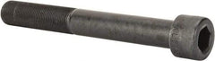 Made in USA - 1-14 UNF Hex Socket Drive, Socket Cap Screw - Alloy Steel, Black Oxide Finish, Partially Threaded, 8" Length Under Head - Caliber Tooling