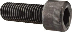 Made in USA - 1-1/8 - 7 UNC Hex Socket Drive, Socket Cap Screw - Alloy Steel, Black Oxide Finish, Fully Threaded, 3" Length Under Head - Caliber Tooling