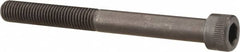 Made in USA - 1/4-28 UNF Hex Socket Drive, Socket Cap Screw - Alloy Steel, Black Oxide Finish, Partially Threaded, 2-1/2" Length Under Head - Caliber Tooling