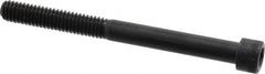 Made in USA - 5/16-18 UNC Hex Socket Drive, Socket Cap Screw - Alloy Steel, Black Oxide Finish, Partially Threaded, 3-1/2" Length Under Head - Caliber Tooling