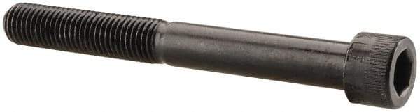 Made in USA - 5/16-24 UNF Hex Socket Drive, Socket Cap Screw - Alloy Steel, Black Oxide Finish, Partially Threaded, 2-3/4" Length Under Head - Caliber Tooling