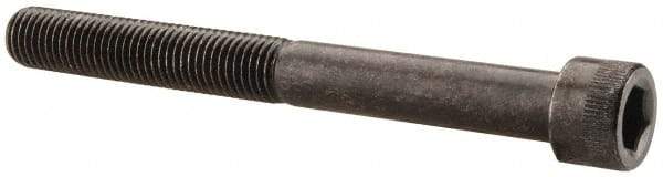 Made in USA - 5/16-24 UNF Hex Socket Drive, Socket Cap Screw - Alloy Steel, Black Oxide Finish, Partially Threaded, 3" Length Under Head - Caliber Tooling