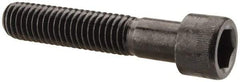 Made in USA - 7/16-14 UNC Hex Socket Drive, Socket Cap Screw - Alloy Steel, Black Oxide Finish, Partially Threaded, 2-1/4" Length Under Head - Caliber Tooling