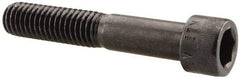 Made in USA - 7/16-14 UNC Hex Socket Drive, Socket Cap Screw - Alloy Steel, Black Oxide Finish, Partially Threaded, 2-1/2" Length Under Head - Caliber Tooling