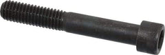 Made in USA - 7/16-14 UNC Hex Socket Drive, Socket Cap Screw - Alloy Steel, Black Oxide Finish, Partially Threaded, 3" Length Under Head - Caliber Tooling