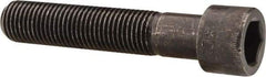 Made in USA - 7/16-20 UNF Hex Socket Drive, Socket Cap Screw - Alloy Steel, Black Oxide Finish, Partially Threaded, 2-1/4" Length Under Head - Caliber Tooling