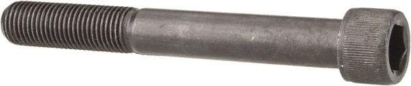 Made in USA - 7/16-20 UNF Hex Socket Drive, Socket Cap Screw - Alloy Steel, Black Oxide Finish, Partially Threaded, 3-1/2" Length Under Head - Caliber Tooling