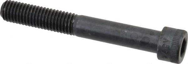 Made in USA - 1/2-13 UNC Hex Socket Drive, Socket Cap Screw - Alloy Steel, Black Oxide Finish, Partially Threaded, 3-3/4" Length Under Head - Caliber Tooling