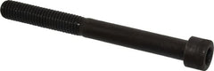 Made in USA - 1/2-13 UNC Hex Socket Drive, Socket Cap Screw - Alloy Steel, Black Oxide Finish, Partially Threaded, 5" Length Under Head - Caliber Tooling