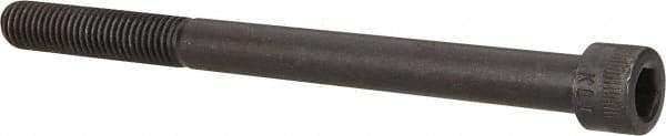 Made in USA - 1/2-13 UNC Hex Socket Drive, Socket Cap Screw - Alloy Steel, Black Oxide Finish, Partially Threaded, 6-1/2" Length Under Head - Caliber Tooling