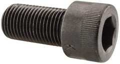 Made in USA - 1/2-20 UNF Hex Socket Drive, Socket Cap Screw - Alloy Steel, Black Oxide Finish, Fully Threaded, 1" Length Under Head - Caliber Tooling