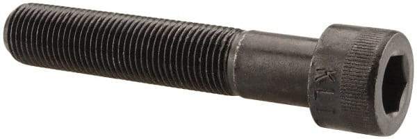 Made in USA - 1/2-20 UNF Hex Socket Drive, Socket Cap Screw - Alloy Steel, Black Oxide Finish, Partially Threaded, 2-3/4" Length Under Head - Caliber Tooling