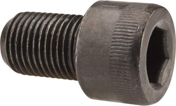 Made in USA - 1/2-20 UNF Hex Socket Drive, Socket Cap Screw - Alloy Steel, Black Oxide Finish, Fully Threaded, 3/4" Length Under Head - Caliber Tooling