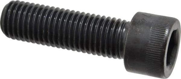 Made in USA - 3/4-10 UNC Hex Socket Drive, Socket Cap Screw - Alloy Steel, Black Oxide Finish, Fully Threaded, 2-1/2" Length Under Head - Caliber Tooling