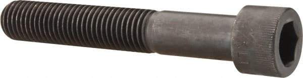 Made in USA - 3/4-10 UNC Hex Socket Drive, Socket Cap Screw - Alloy Steel, Black Oxide Finish, Partially Threaded, 4-3/4" Length Under Head - Caliber Tooling