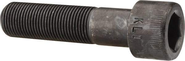 Made in USA - 3/4-16 UNF Hex Socket Drive, Socket Cap Screw - Alloy Steel, Black Oxide Finish, Partially Threaded, 3" Length Under Head - Caliber Tooling