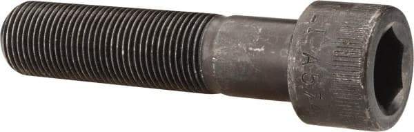 Made in USA - 3/4-16 UNF Hex Socket Drive, Socket Cap Screw - Alloy Steel, Black Oxide Finish, Partially Threaded, 3-1/4" Length Under Head - Caliber Tooling