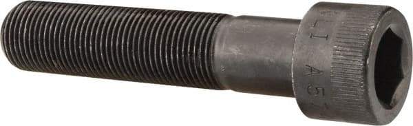 Made in USA - 3/4-16 UNF Hex Socket Drive, Socket Cap Screw - Alloy Steel, Black Oxide Finish, Partially Threaded, 3-1/2" Length Under Head - Caliber Tooling