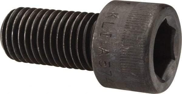 Made in USA - 7/8-9 UNC Hex Socket Drive, Socket Cap Screw - Alloy Steel, Black Oxide Finish, Fully Threaded, 1-3/4" Length Under Head - Caliber Tooling