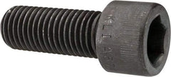 Made in USA - 7/8-9 UNC Hex Socket Drive, Socket Cap Screw - Alloy Steel, Black Oxide Finish, Fully Threaded, 2-1/4" Length Under Head - Caliber Tooling