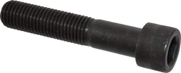 Made in USA - 7/8-9 UNC Hex Socket Drive, Socket Cap Screw - Alloy Steel, Black Oxide Finish, Partially Threaded, 4-1/2" Length Under Head - Caliber Tooling